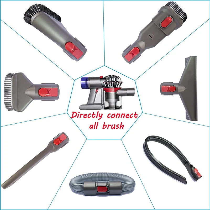 Testina di aspirazione dello strumento del materasso del divano per Dyson V7 V8 V10 V11 accessori per aspirapolvere per parti della testa di aspirazione della testa del letto