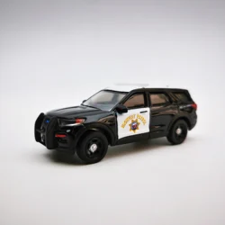 GreenLight 1/64 Ford 20 Explorers EcoBoost SUV California Highway Patrol Painting Collection Version of the Car Model Toy Gift