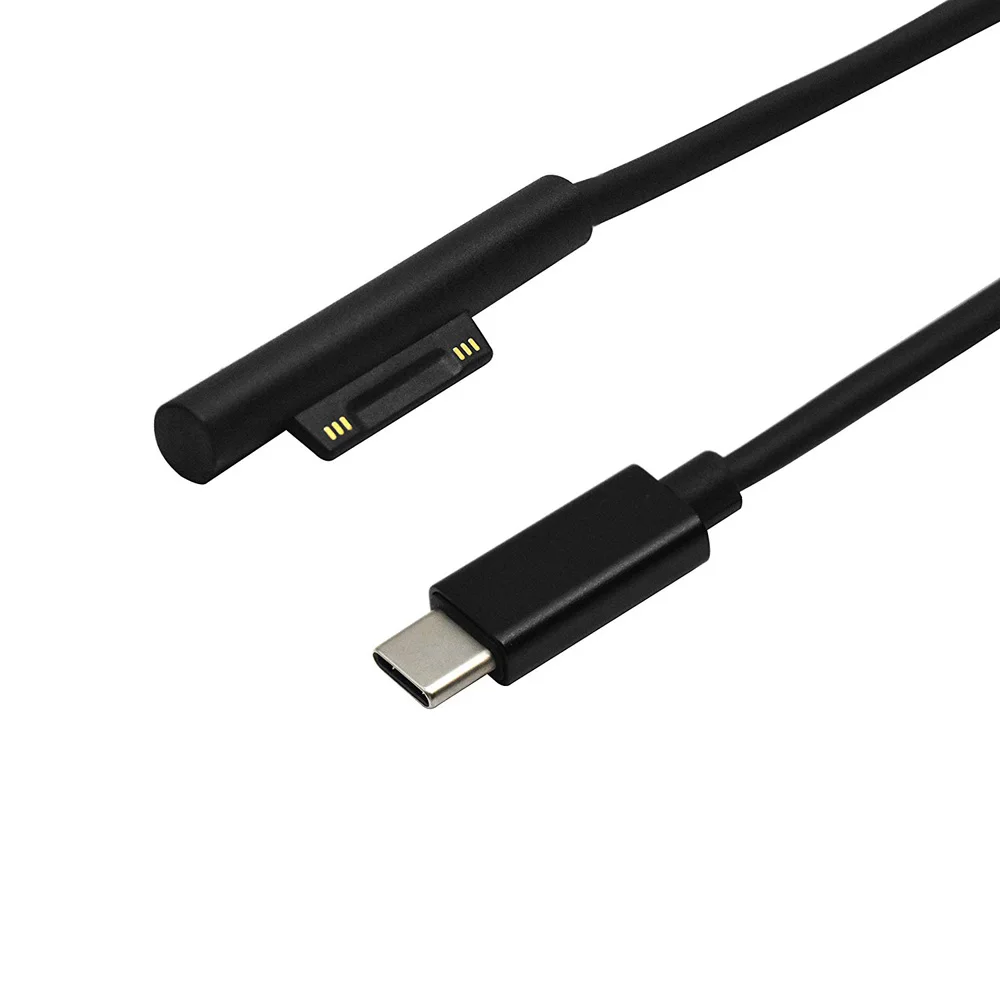 Cable de carga portátil de 12V y 2.5A, adaptador de carga rápida para Microsoft Surface Pro6 Pro5 Pro4 Pro3 Book 2019, nuevo