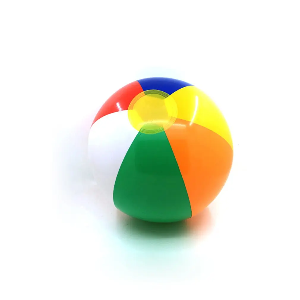 Pelota inflable de 30Cm para niños, juguete de playa de 6 colores