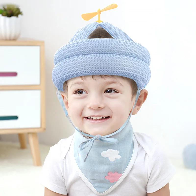 Baby's Drop-Resistant Helmet Protective Pad Baby Learn To Walk Children Toddler Head Cap Anti Collision Hat Soft Comfortable Cap