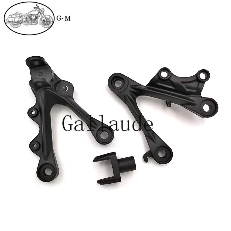 Motorcycle Front Footrest Foot Pegs Set For Kawasaki ZX6R ZX-6R ZX636 2009 2010 2011 2012 2013 2014 2015 2016 2017 2018-2022