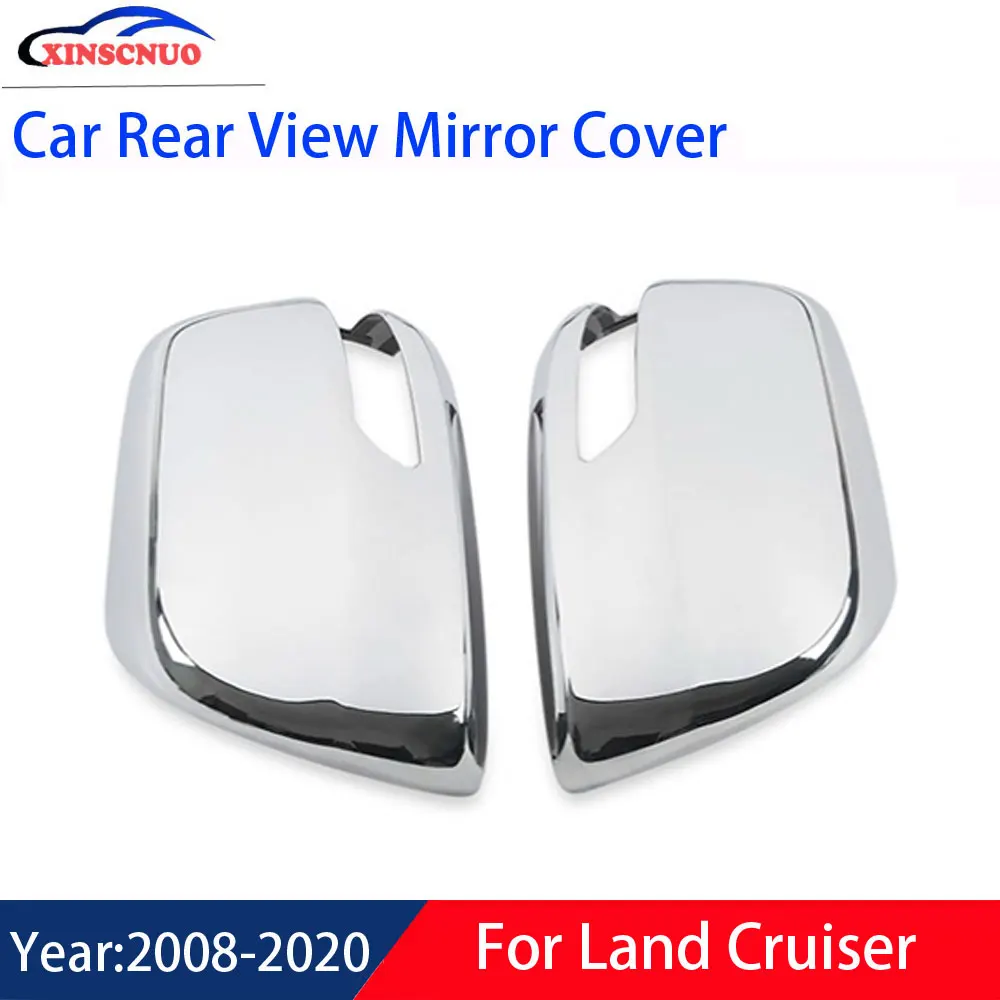 

XINSCNUO 1 Pair Car Rear View Mirror Cover For Toyota Land Cruiser 2008-2018 2019 2020 Mirror Covers Caps Replacement