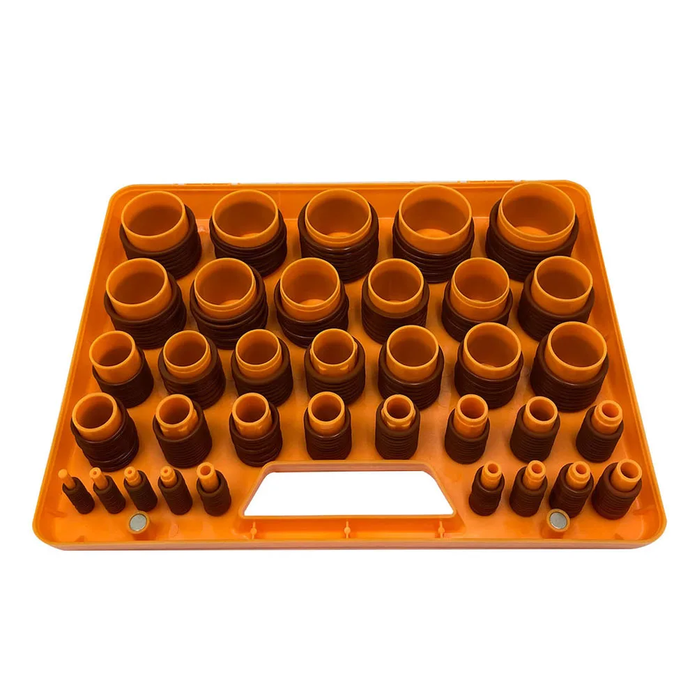 Rubber O-Ring Kit Brown FKM FPM  VITON 90 Shore Excavator CATERPILLAR CAT Rubber Seal O-Ring Assortment Kit