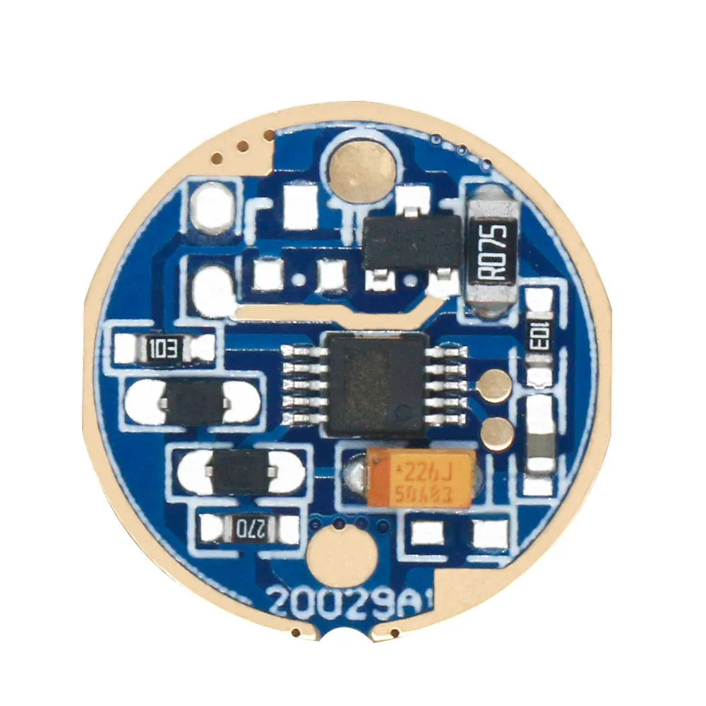 Driver per torcia a LED Driver a corrente costante 18W DC3.7-4.4V diametro 16.7mm per lampada a LED 3W 5W 10W XHP50 XML2 T6 U2 Fashlight