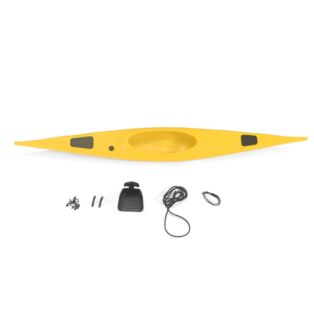 Simulation Kayaking Boat Paddle Decorations With Metal Oar For 1/10  RC Crawler Boat Accessories Parts