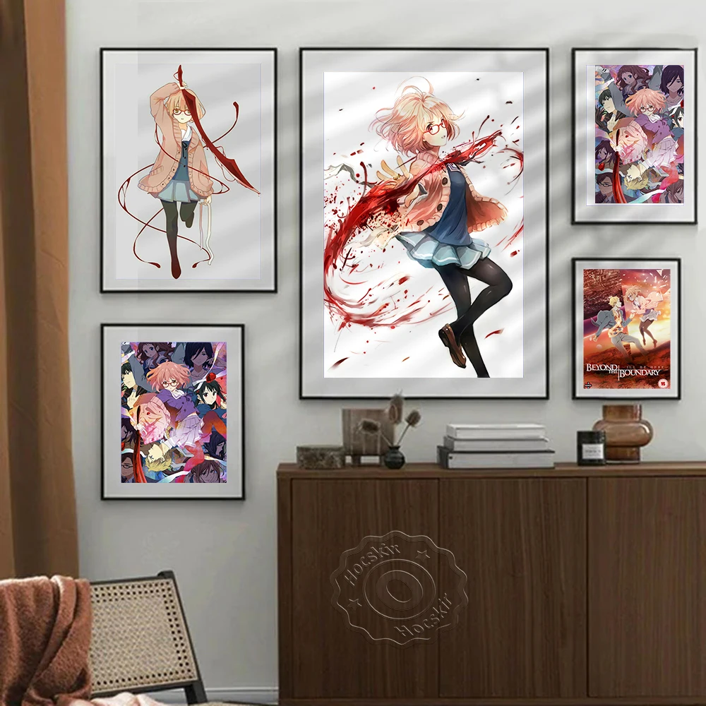 Anime Beyond The Boundary poster, Wall Stickers,  Beyond The Boundary Wall Decor, Anime Poster,  Wall Picture, Kids Room