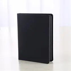 2022 New All Black Paper Blank Inner Page Portable Small Pocket Notebook Sketchbook Stationery Gift Hardcover Notepad A5 A6 SIZE