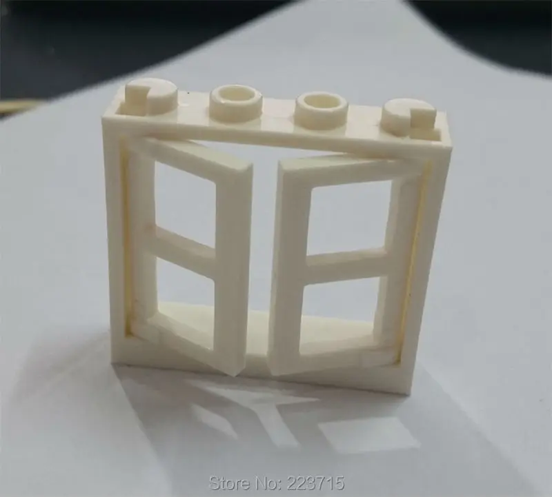 *Window 1x4x3*10pcs DIY enlighten block brick part No.60594+60608 Compatible With Other Assembles Particles