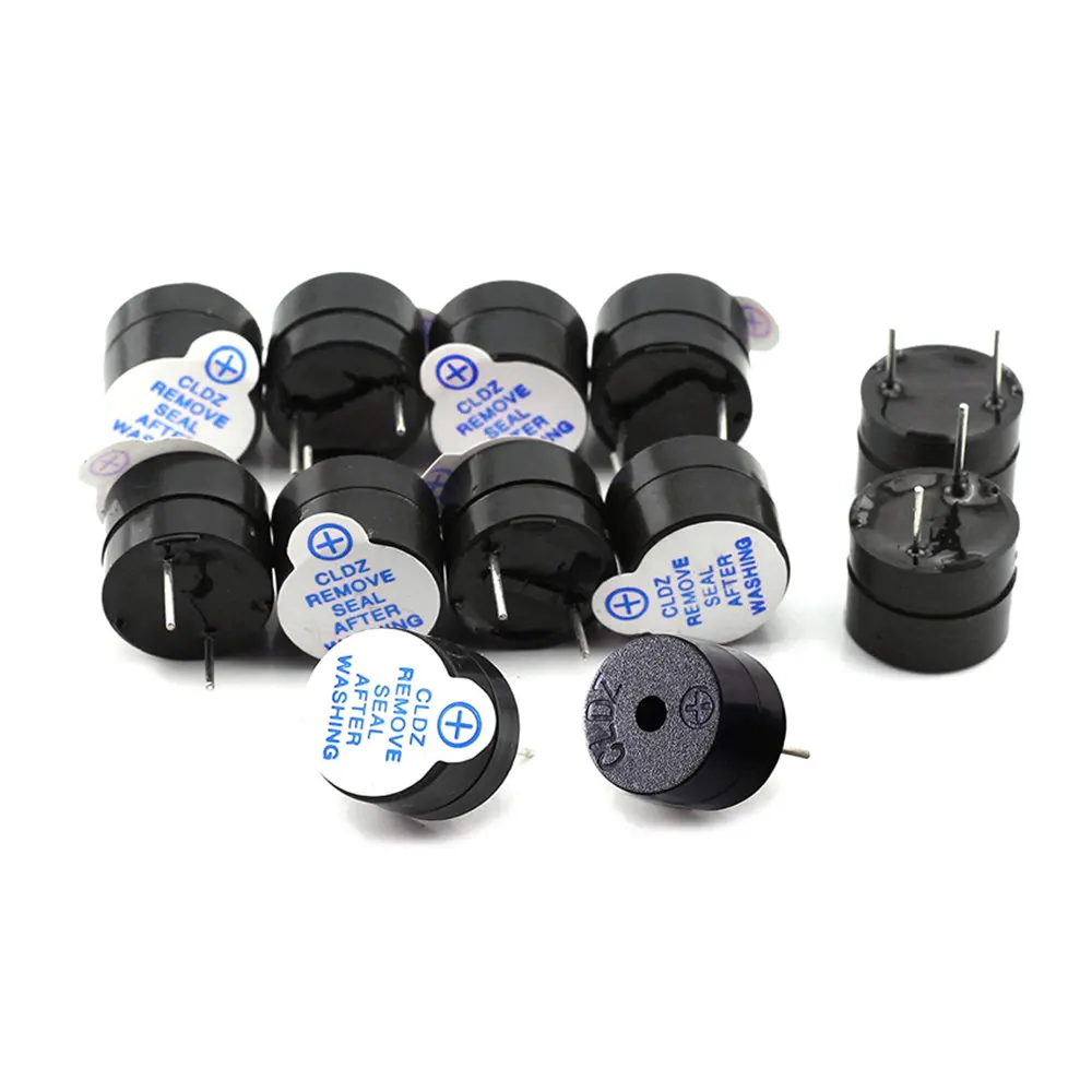 

10 шт. 5 В/12 В/24 В активный зуммер сигнализации мини активный пьезозуммер подходит для arduino DIY электронные зуммеры 0905