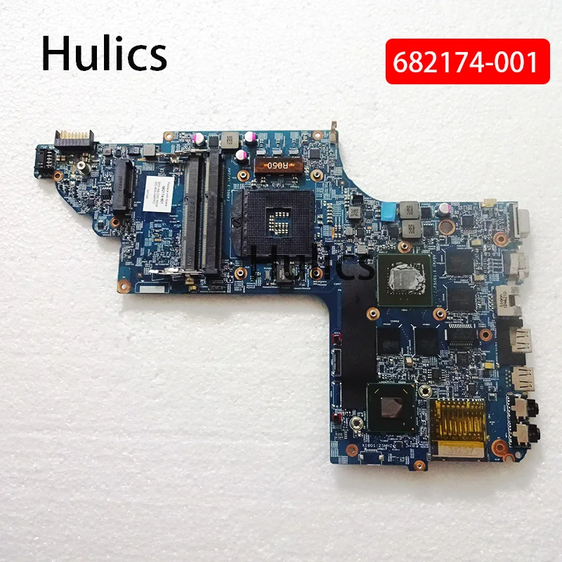 

Hulics Used 682174-501 682174-001 48.4ST06.021 PC Motherboard For HP Pavilion DV6 DV6-7000 MAIN BOARD HM77 GT650M 2GB Video Card