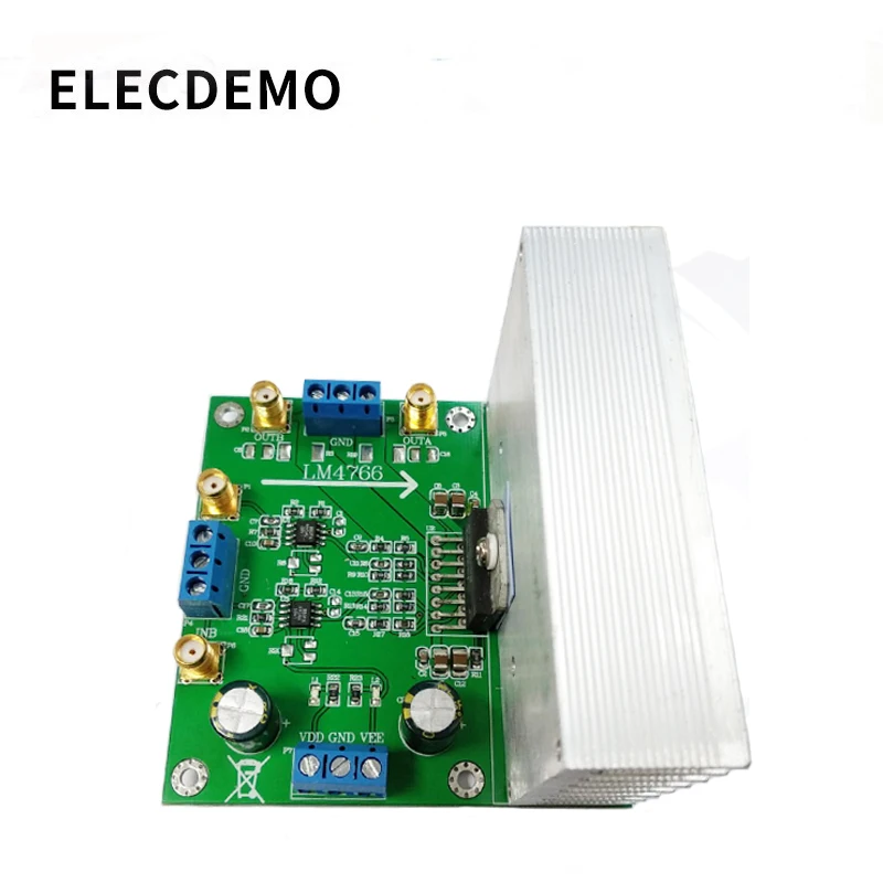 LM4766 module Audio Amplifier Dual 30W Power Amplifier High Voltage High Current Wide Voltage Range Function demo board