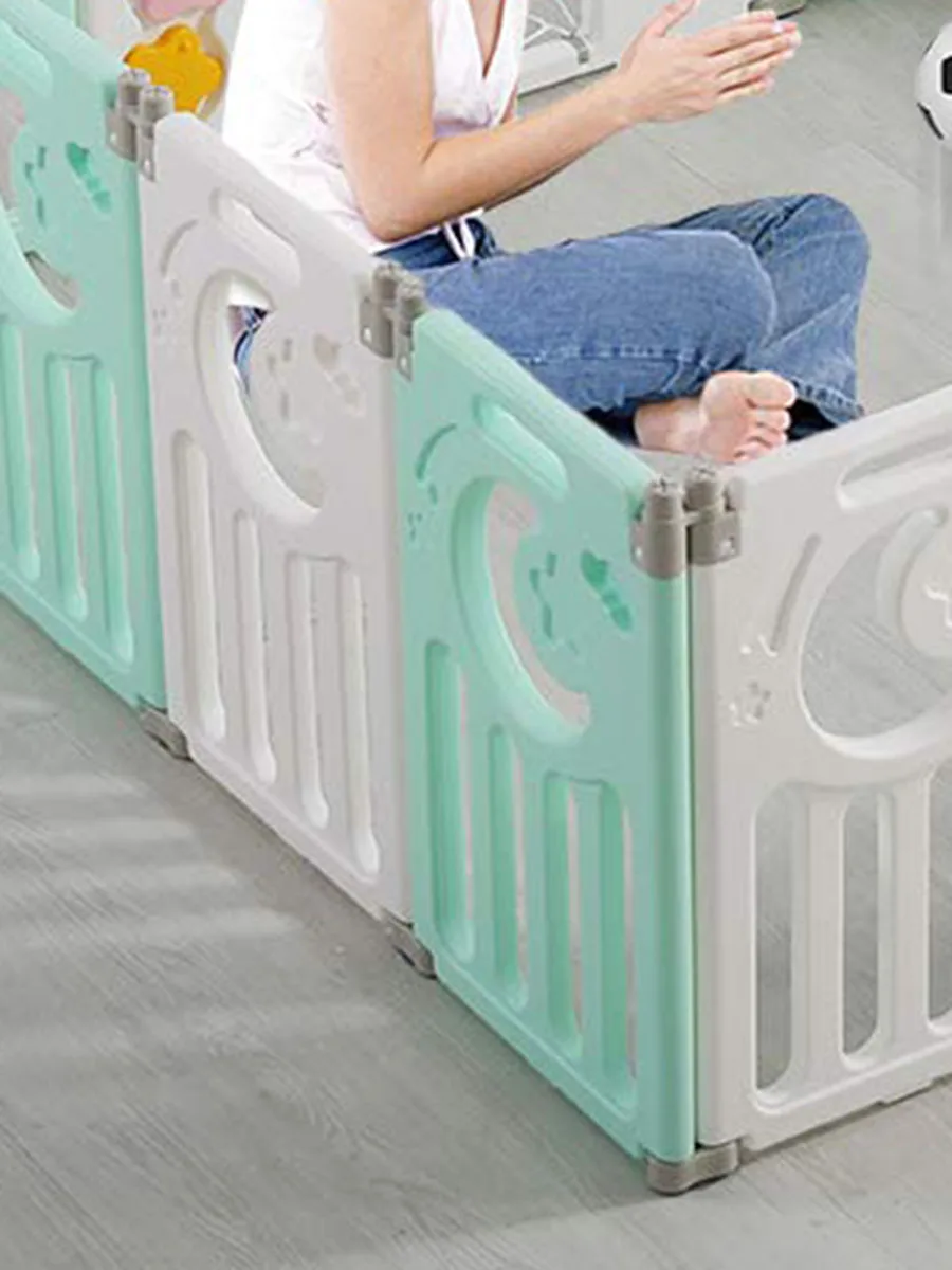 2pcs Small Piece Fence Children Playpen Game Crawling Foldable Fences Lengthen Extend Panel Furniture Accessories