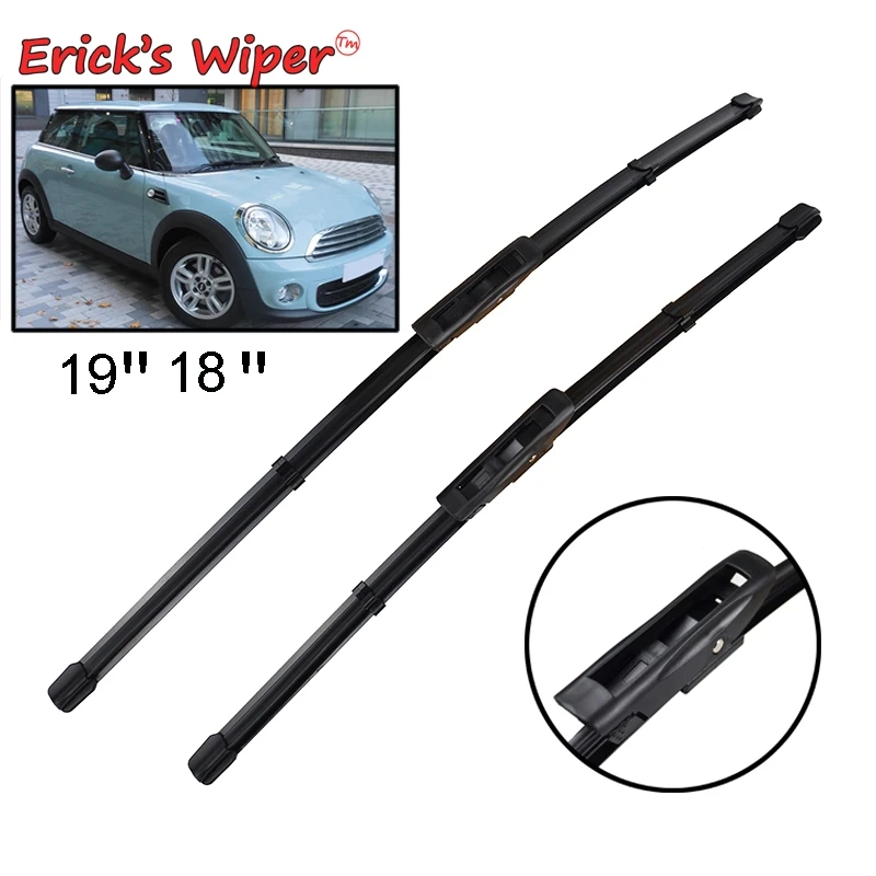 Erick\'s Wiper LHD Front Wiper Blades For Mini Cooper R56 Hatch 2012 - 2013 Windshield Windscreen Window Car Rain Brushes 19\
