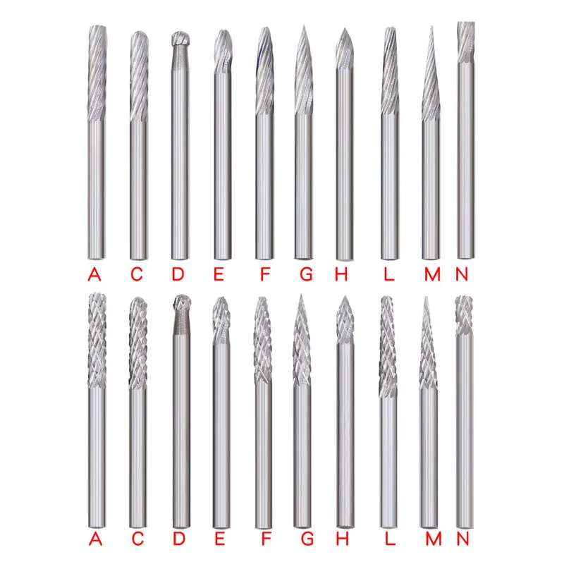 3mm Shank Tungsten Carbide Burr 1/8\