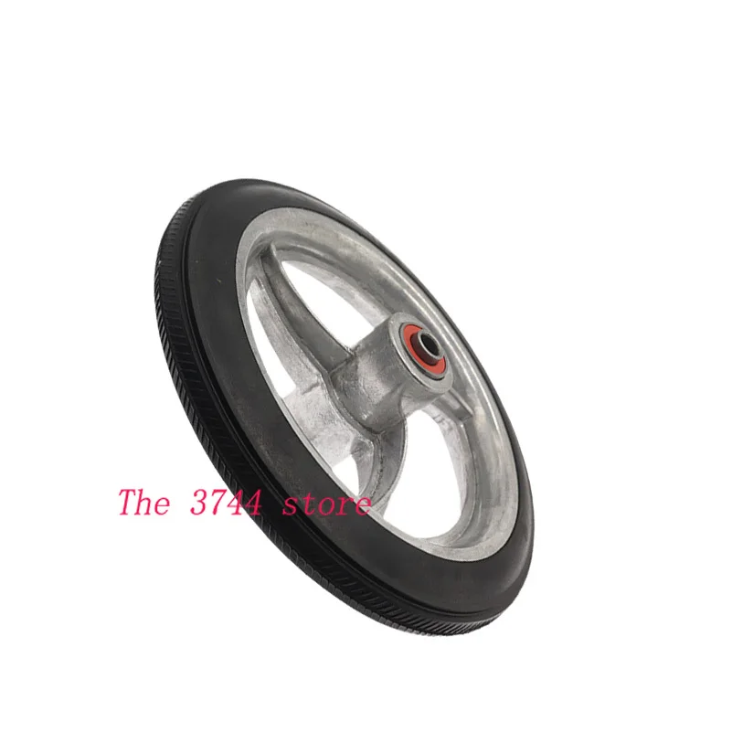 7 Inch Solid Rubber Tire with Aluminum Rim Wheel Replacement For chairs, Rollators, Walkers  Accessories