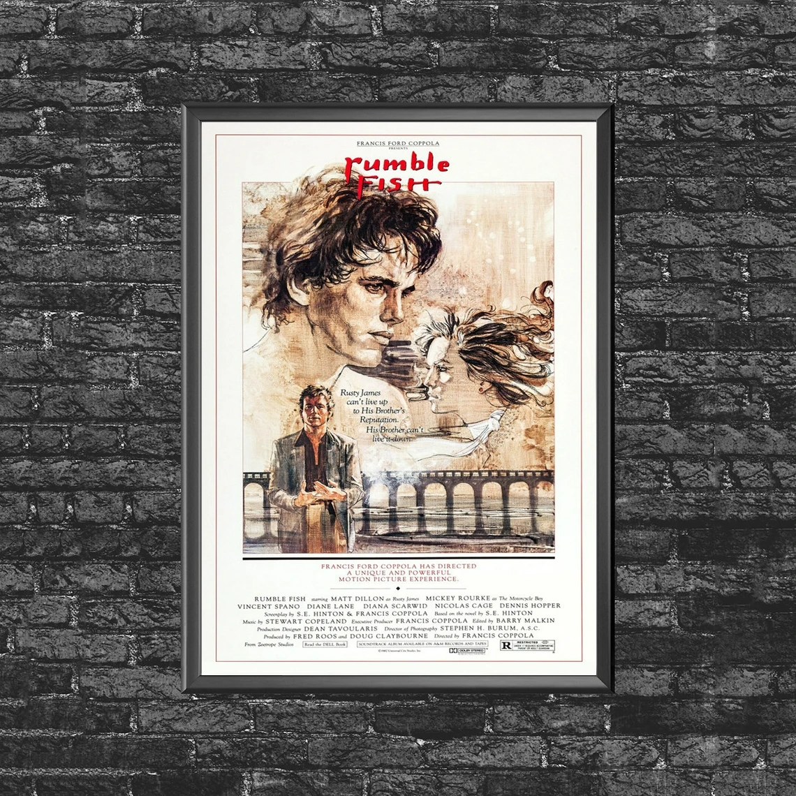 Rumble Fish Movie Poster Home Decoration Wall Painting (No Frame)