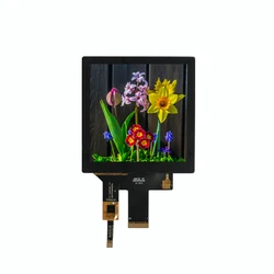 4.0 Inch Square IPS TFT 720*720/480*480, ST7703, MIPI/RGB Interface, High Brightness, IPS LCD with Capacitive Touch Panel