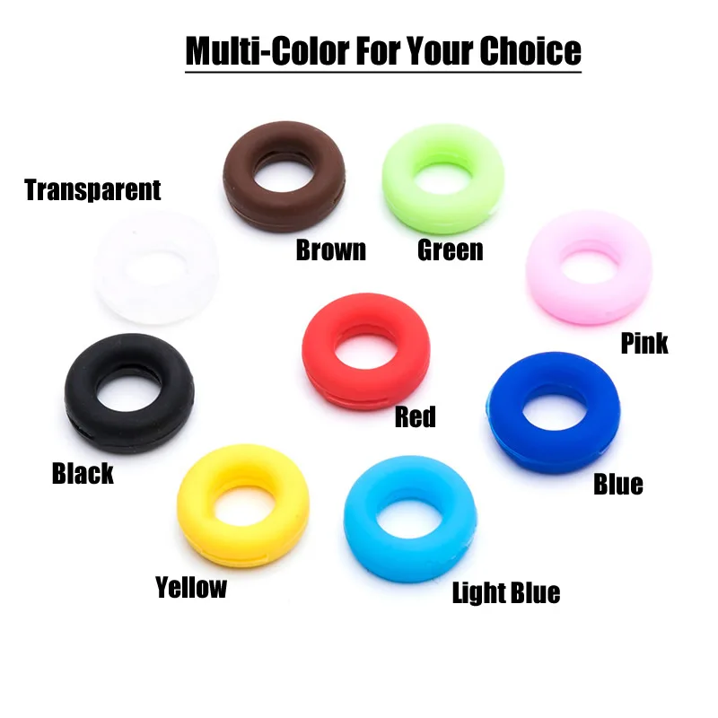 10Pairs Silica Gel Anti-Slip Sleeves For Glasses Falling Protector Work Safety Goggles Worker Carpenter Riding Sports