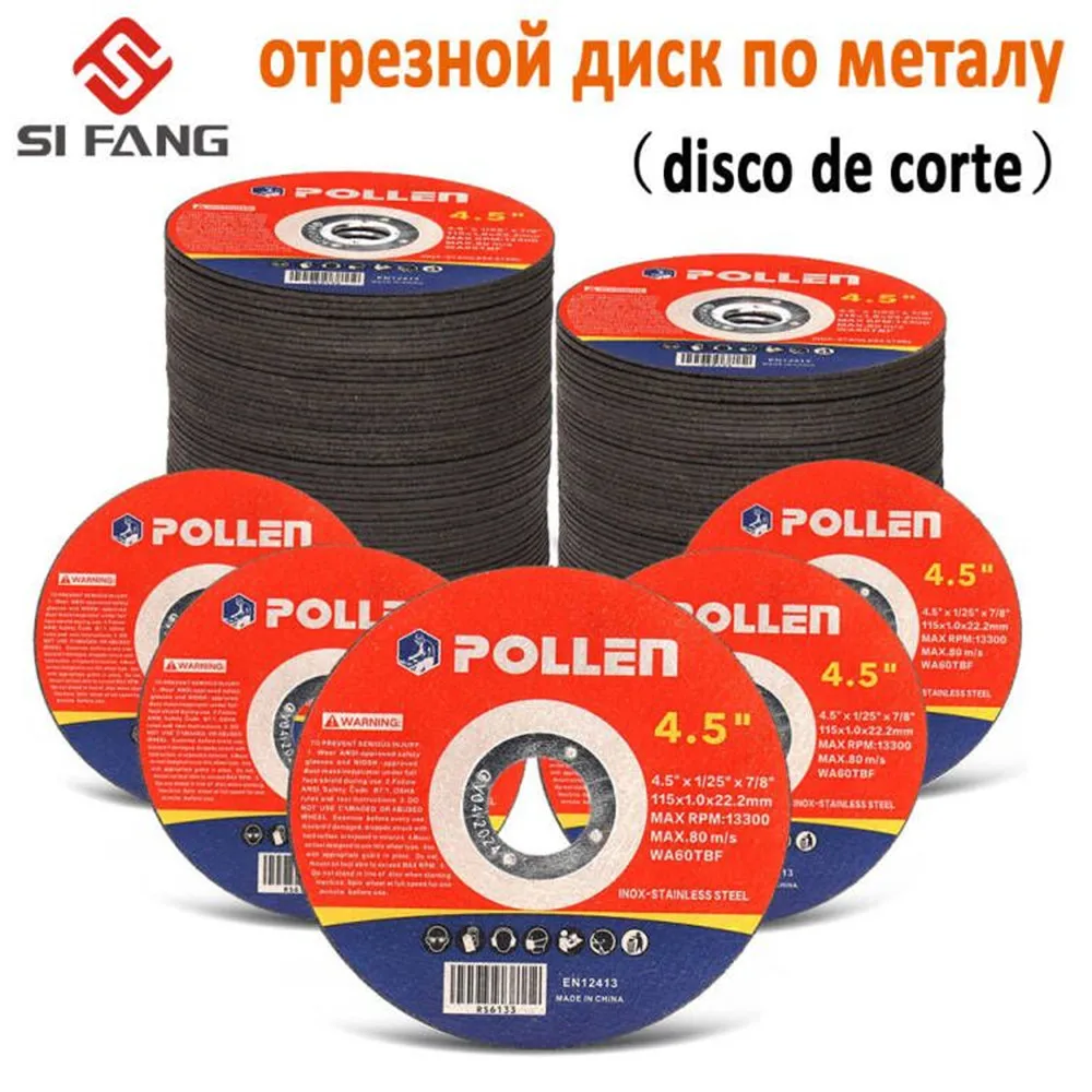 Metal de Polegadas Cortou o Disco de Corte da Roda para o Disco da Resina do Moedor de Ângulo 115 mm Fatia de Moagem Cortador da Lâmina para 660 Peças do Ferro 4. o