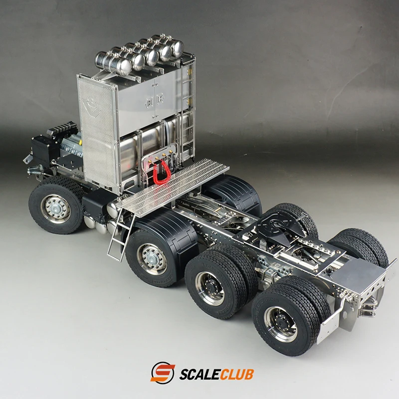 Scaleclub1/14 R620 R470 R730 770S 8x8 Heavy Duty Trailer Chassis Real Car Craft LESU FH16Truck Model