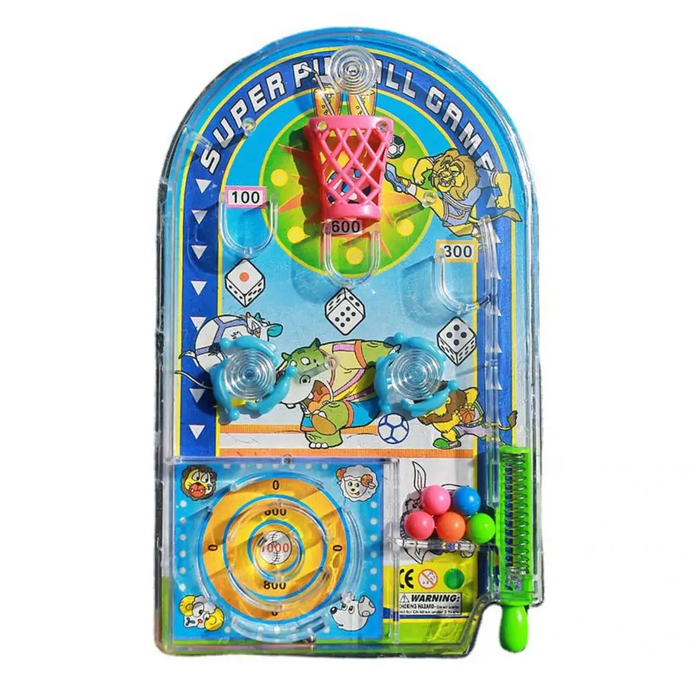 Pinball Machine Portable Handheld Pinball Reusable Relieve Boredom  Useful Animal Pattern Board Game Handheld Pinball