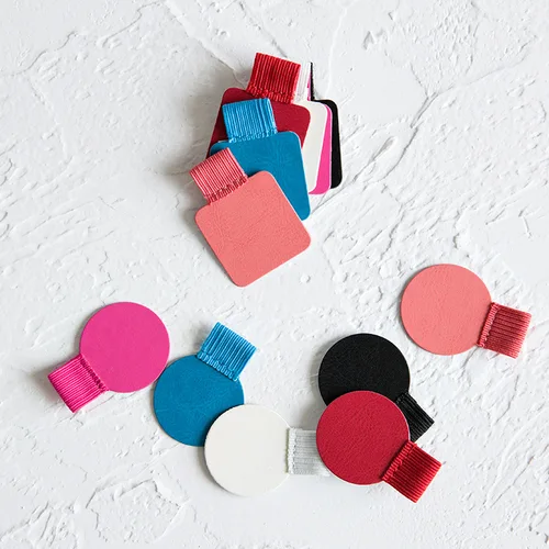 Imagen 2 del producto Accesorios creativos para cuaderno Moleskine, correas de Clip para bolígrafo de cuero autoadhesivas, soporte para bolígrafo de goma, anillo para bolígrafo, bucles para bolígrafo