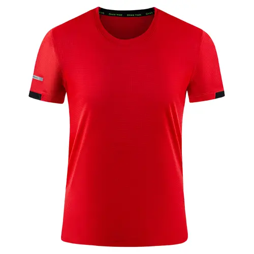 Summer Men’s And Women’s Quick-drying T-shirt Custom Logo Printing Embroidery Team Sportswear Running Shirt, 99.9% Fiber - Image 8