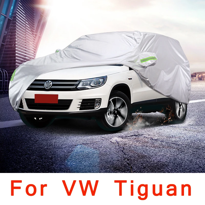 

Full Car Covers Outdoor Sun UV Protection Dust Rain Snow Oxford cloth Protective For Vw tiguan 5n 2017 2018 2020 Accessories