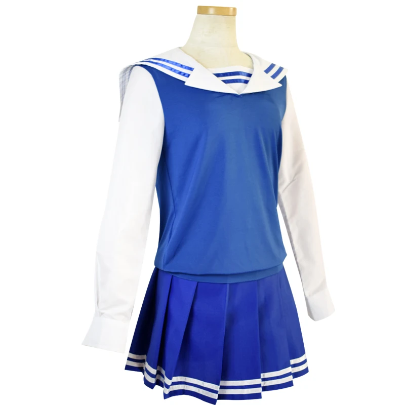 Unisex Anime Cos Katou Megumi Cosplay Costume Uniform Custom Size