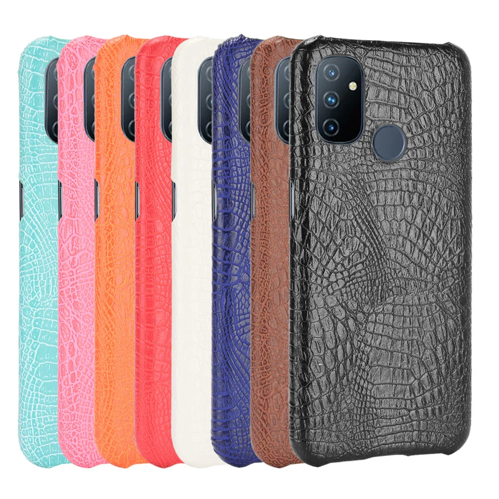 For Oneplus Nord N10 N100 PU Leather Back Cover Phone Bumper Fitted Back Case For Oneplus 8T 8 Pro Case