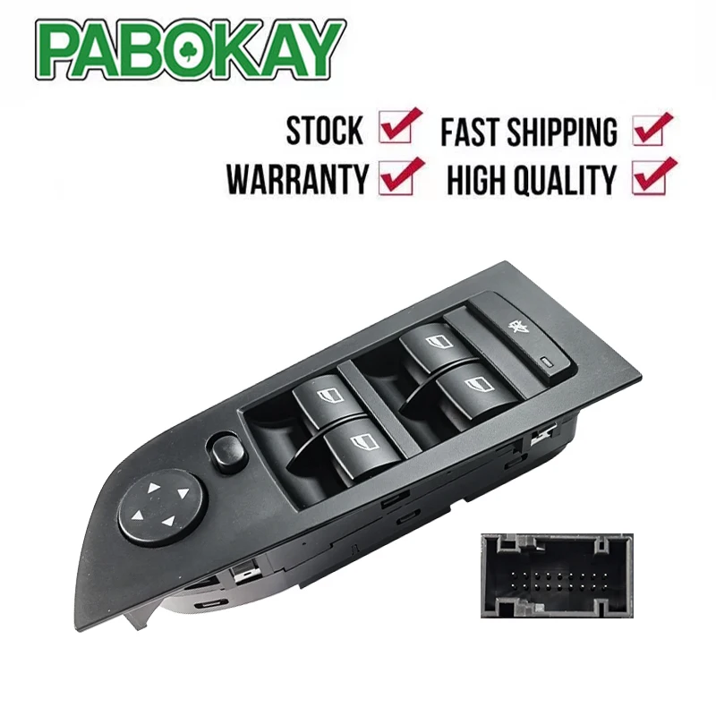 For BMW E90 E91 320i 325i 328i 335i 2004-2012 Master Window Switch 61319217329