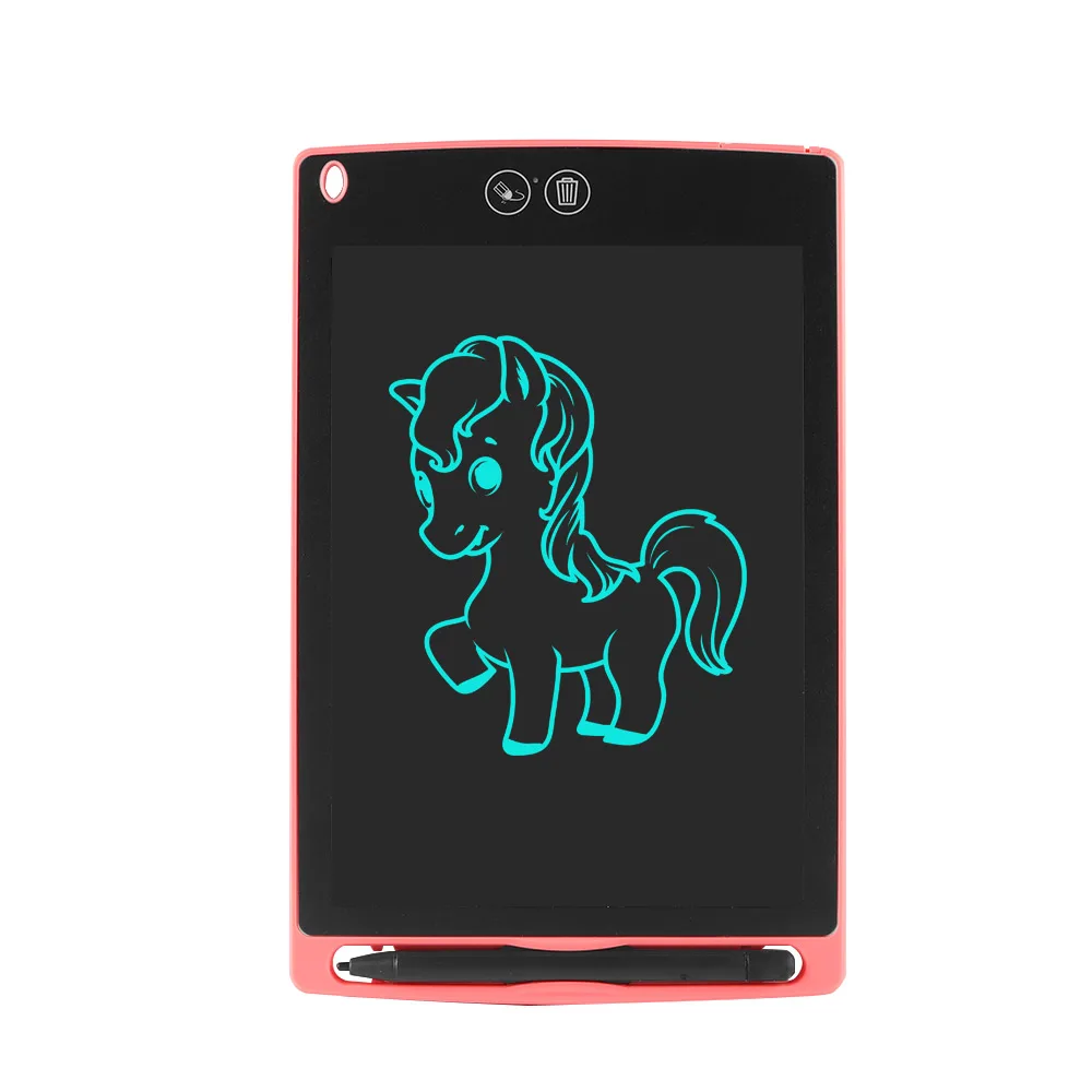 Chyi 8.5 Polegada apagável lcd escrita tablet digital desenho almofada rosa/azul eletrônico epaper brinquedos blackboard para crianças a desenhar