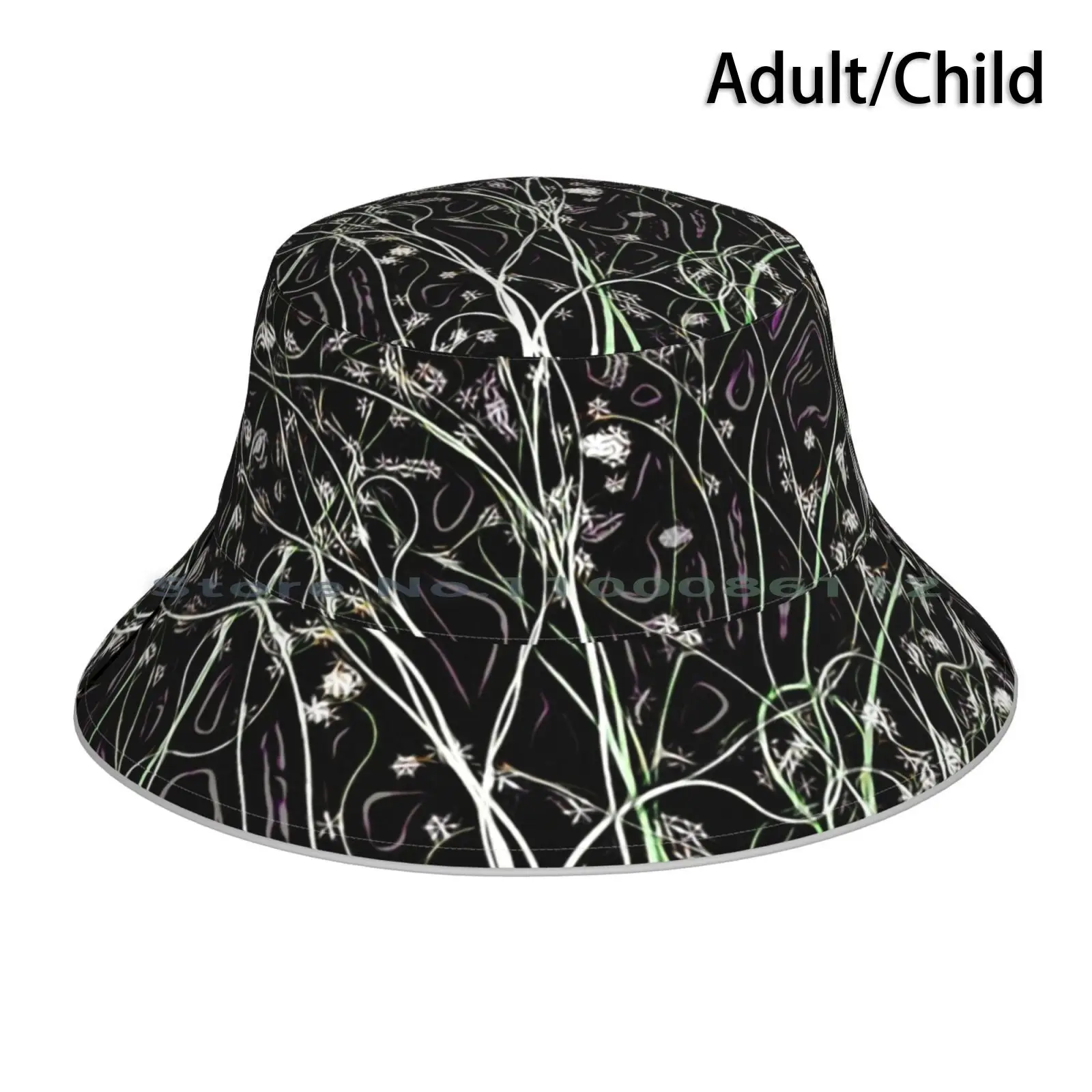 The Forest Bucket Hat Sun Cap Tree Tres Branch Leaf Leaves Nature Forest Painted John Patsfield Abstract Life Cannibal Hippie