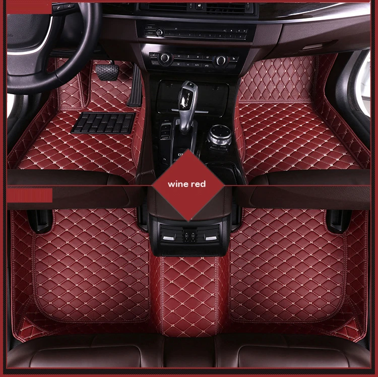 

Custom car floor mat for HYUNDAI Grand SantaFe H-1 Wagon New SantaFe ROHENS COUPE Azera VERACRUZ matrix car mats car styling