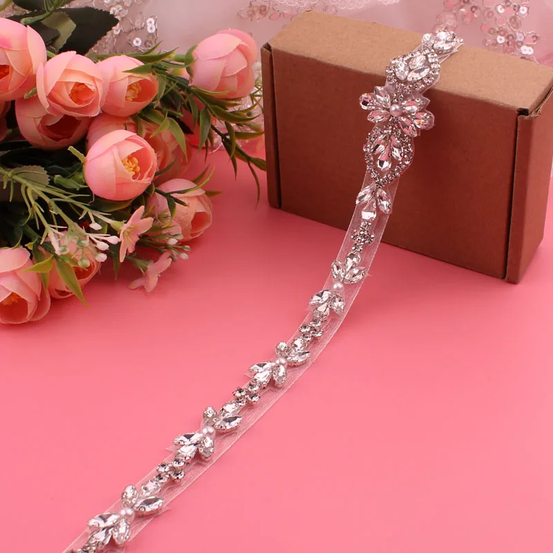 Ceinture de robe de mariée pour dames, accessoires de robe de mariée, ceinture de cristal, ceinture de mariée en pierre de kirchen, fournitures de mariage