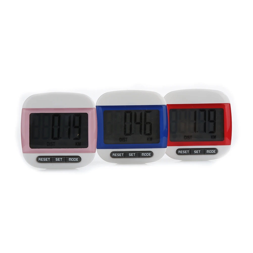 Mini Multifuctional Digital LCD Pedometer Run Walking Distance Step Counter Health Monitor Sport Step Movement Calories Counter