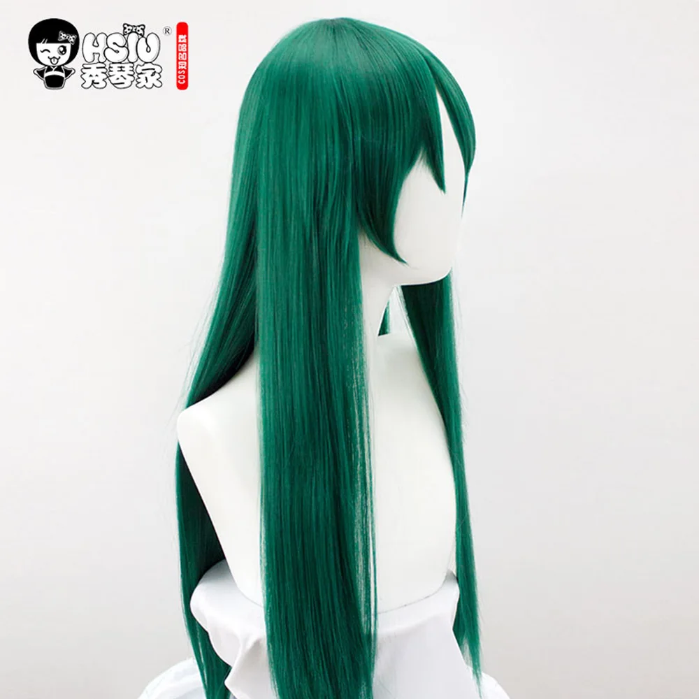 秀hoshigumaコスプレウィッグ、ゲームarknightsかつら、特別なグリーンロングヘア、コスプレ少女かつらハロウィングリーンロングかつら
