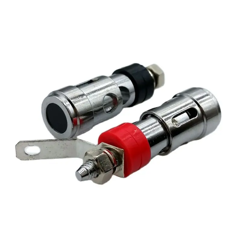 Push Type Terminal Binding Post For Amplifier Instrument Power Supply Panel Mount Connector 10Pcs