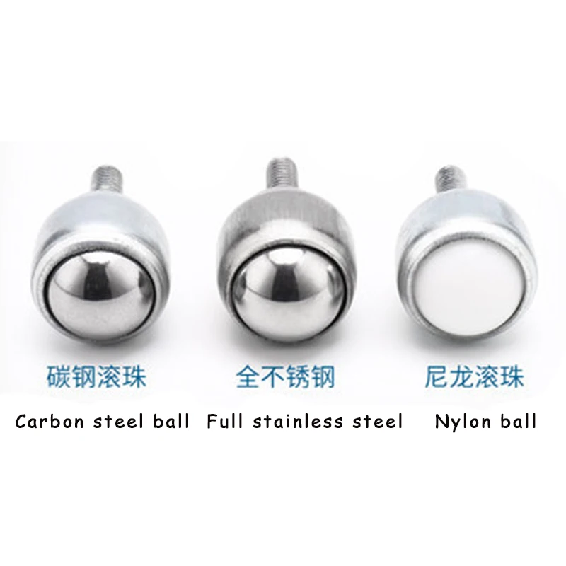 Ball transfer units CY-12D / 19D / 25D / 25F round stem stud mount ball transfers thread universal ball bovine eye bearing