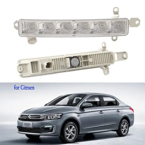 Imagen 1 del producto Faro LED DRL para Citroen C3 MK2 C1 c-elysee Berlingo B9, lámpara de conducción para Peugeot 308 108 107 Ranch Partner para Toyota