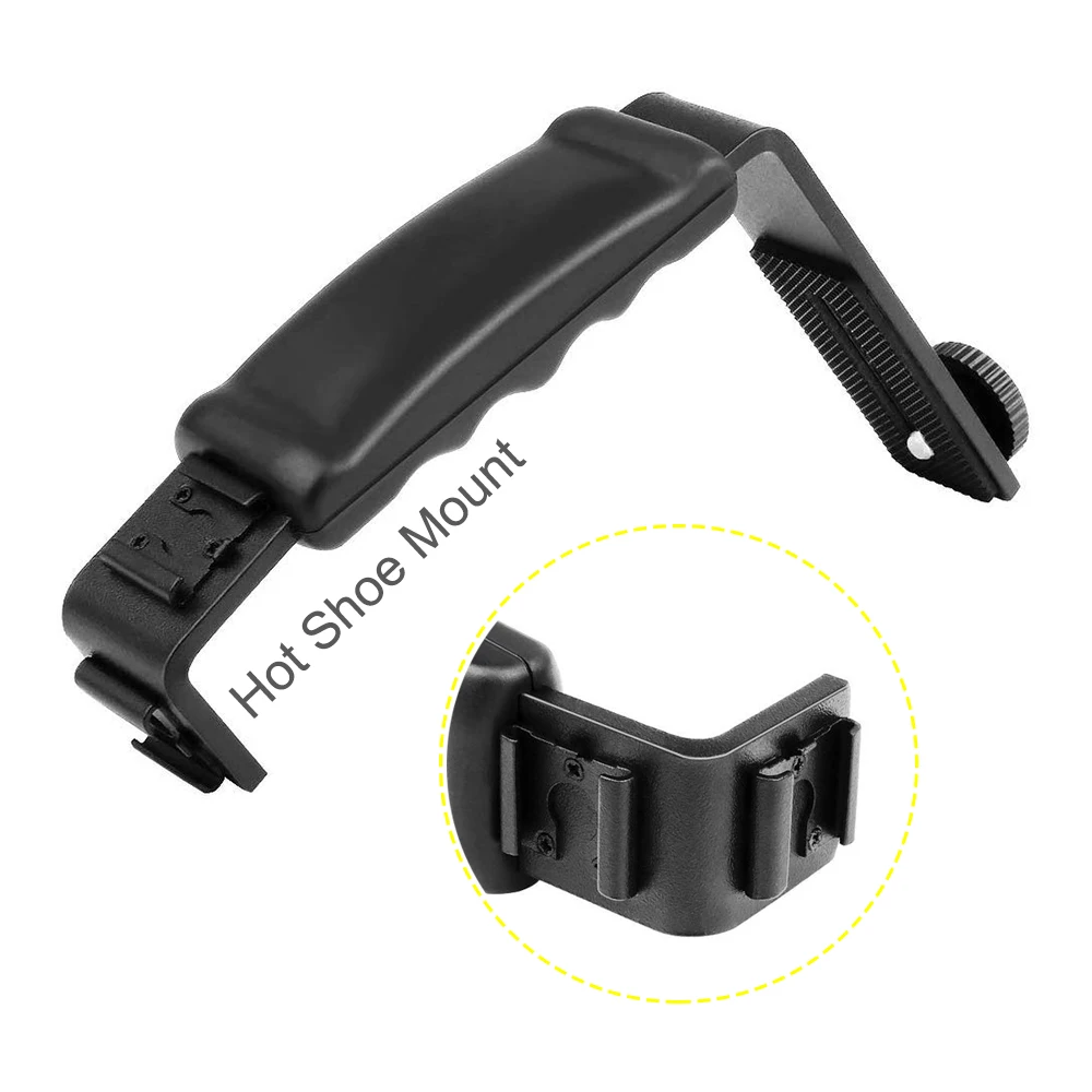 Suporte com estabilizador gimbal para celular, adaptador com abertura de cabo, tipo l e sapata fria 1/4, para zhiyun smooth q2 4 dji osmo mobile 3
