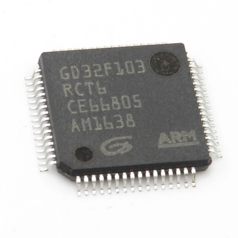 1 Piece GD32F103RCT6 LQFP-64 Silk Screen GD32F103 QFP New Original Chip IC