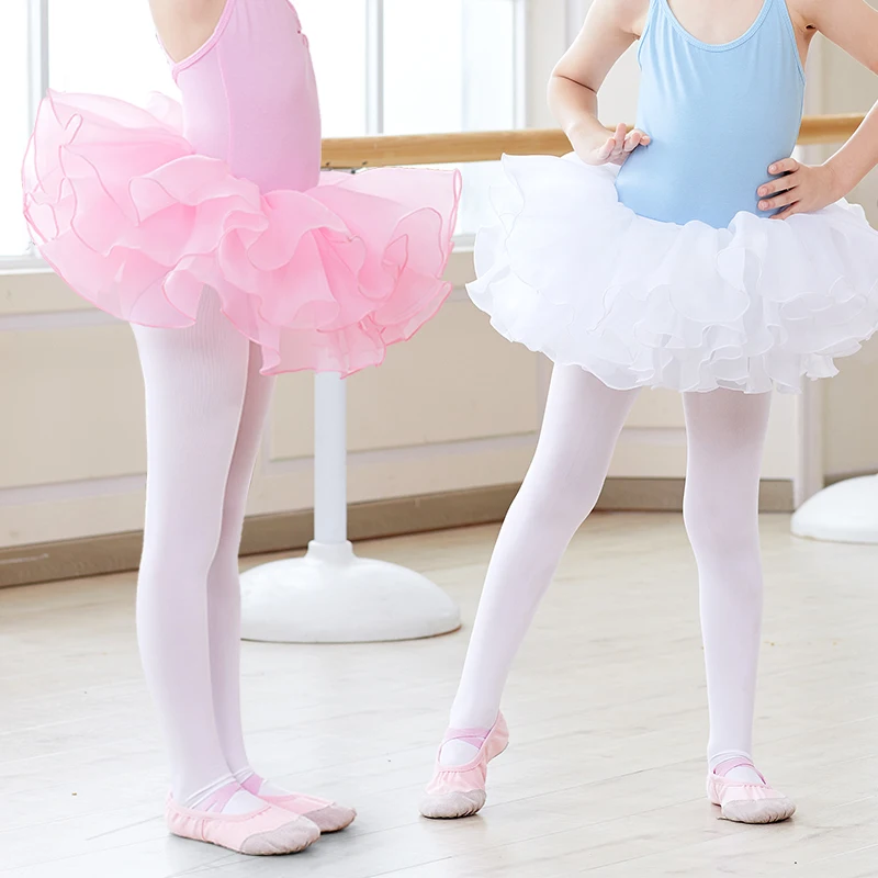 Ballet Skirt Girls Tutu Skirt Kids Ballet Tutu Puffy Ballerina Princess Tutu Stage Wear Tutu Dress Organza Pettiskirt