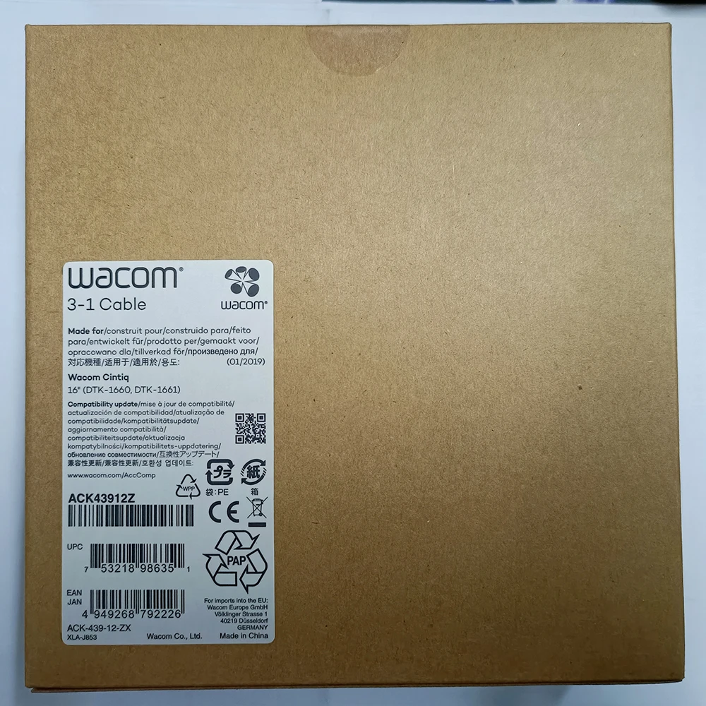 Bảng Vẽ Wacom 3 Trong 1 Dây Thay Thế Cho Bút Vẽ Wacom Cintiq 16 (DTK-1660 / 1661 , DTK-1651)