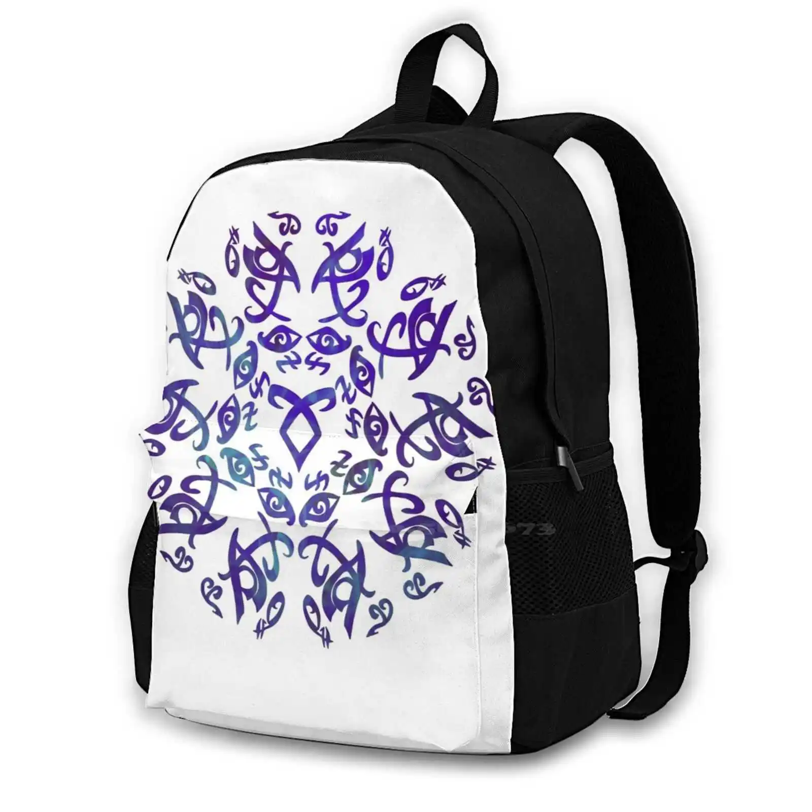 Shadowhunters , Runes , Clare Fashion Pattern Design Travel Laptop School Backpack Bag Shadowhunters Shadowhunter Runes Shadow