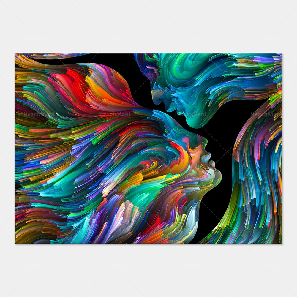 Абстрактные принты девушек, па – обзор и цена Home Decor Color Palettes