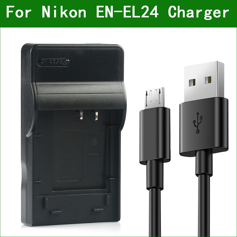 EN-EL24 ENEL24 EN EL24 MH-31 Digital Camera Battery Charger For Nikon 1 J5 DL18-50 DL24-85 EN-EL24a