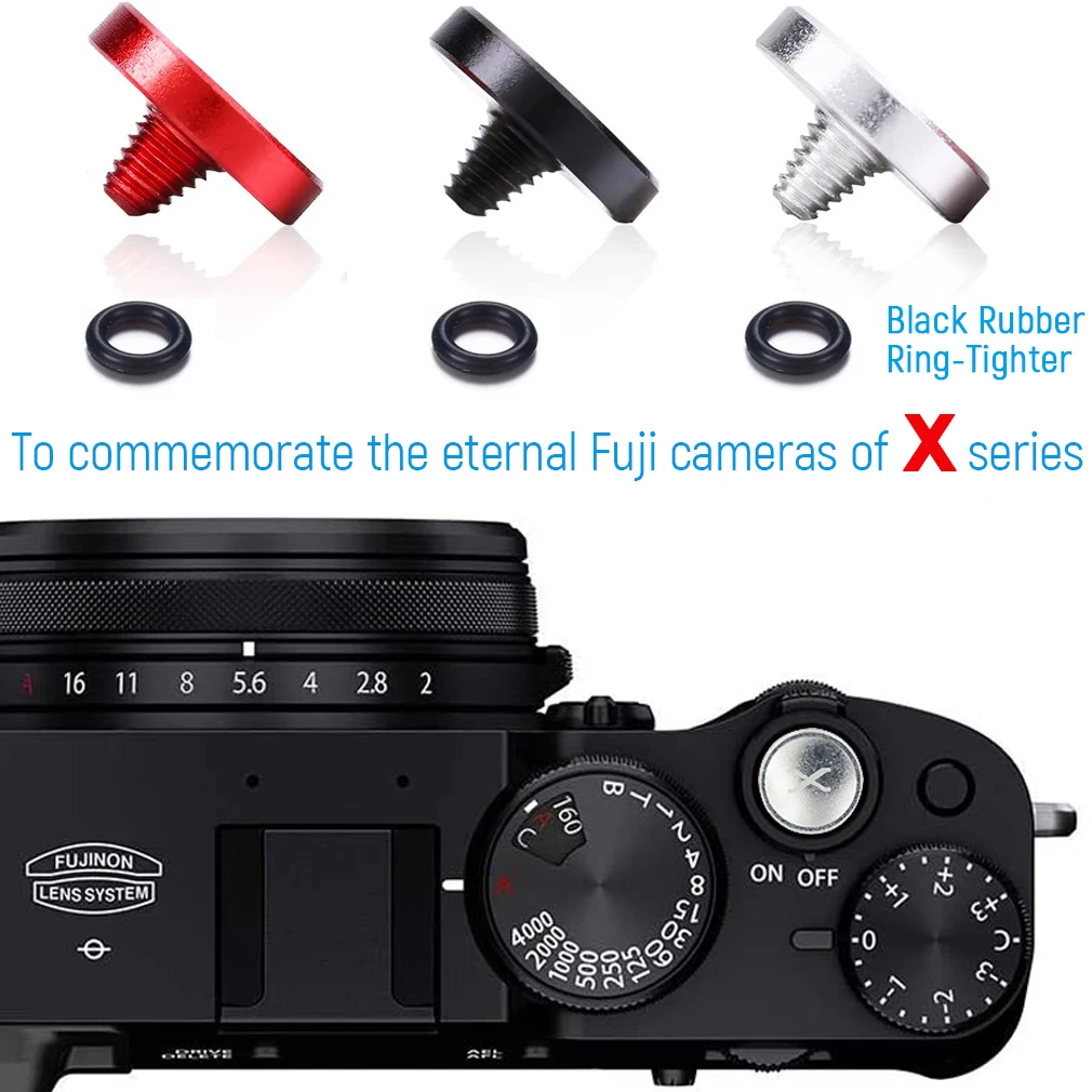 3 x metalowa spust migawki dla Fuji XT4 XT3/2 XT30 XT20 X100V X100S X100T X100F XE4 XE3 XE2 Xpro3 Xpro2 X70 X30 i nie tylko