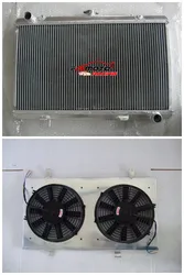 Aluminum Radiator 52MM +Shroud+ Fan Racing For NISSAN Silvia S13 SR20DET